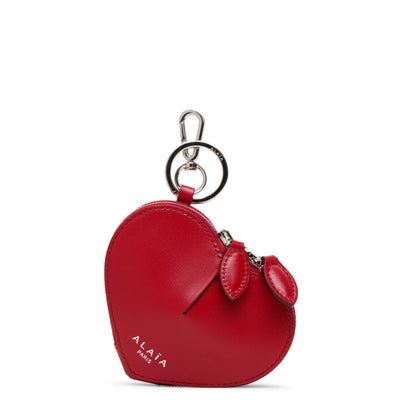 Le Coeur Mini red leather purse