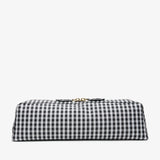Le Teckel Medium black and white bag