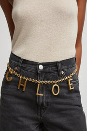 Chloe letters belt