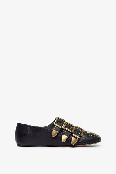 Susan black flats