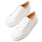 Vieira white leather sneakers