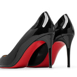 Kate 85 black patent pumps