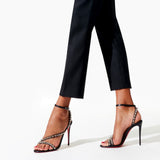 Mafaldina spikes 100 black sandals