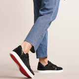 Vieira Orlato flat patent bird sneakers