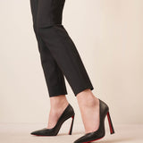 Condora 100 black leather pumps