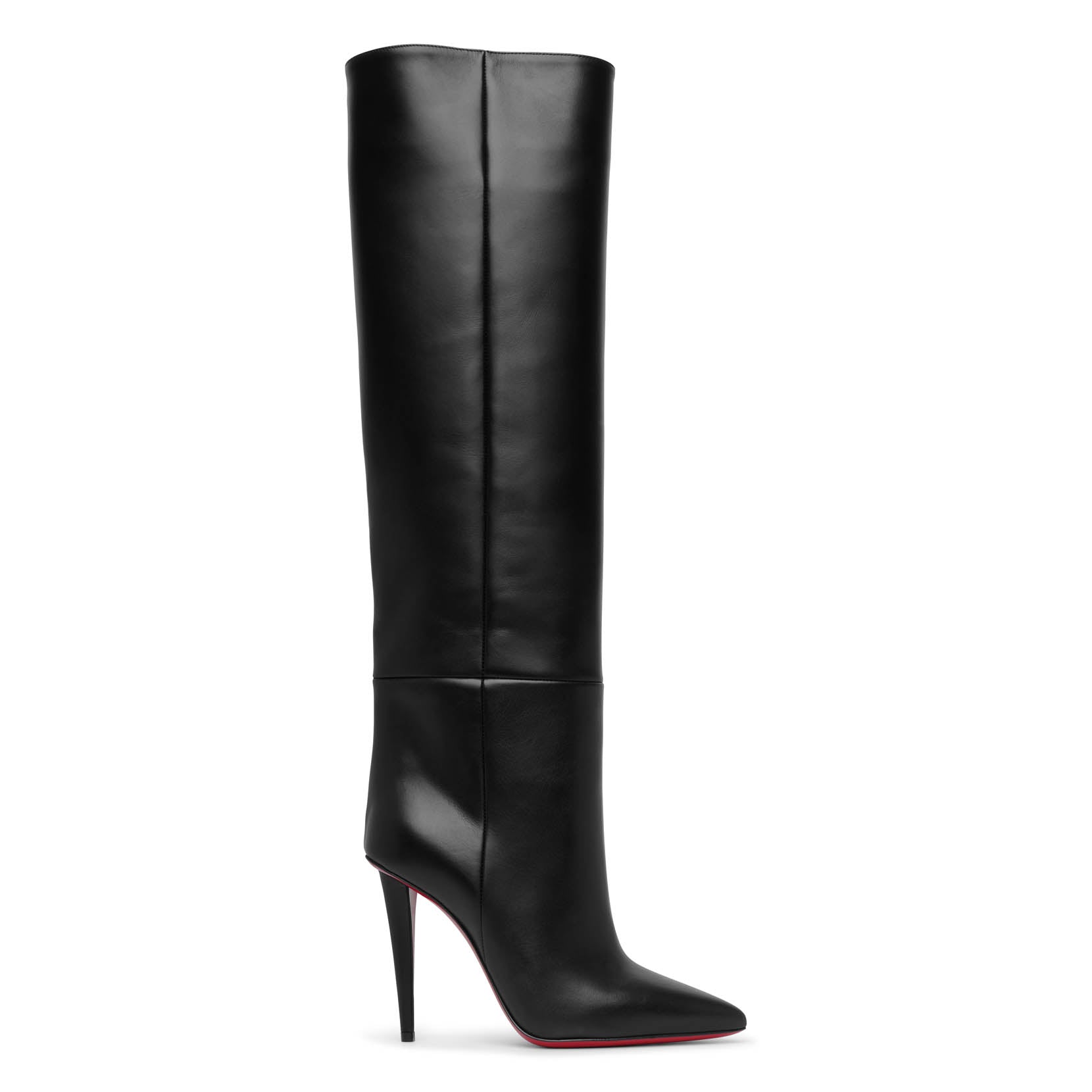 Christian Louboutin - Adoxa Black Stretch Suede Over-The-Knee Boot, 70mm