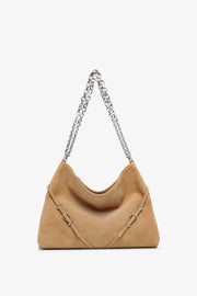 Voyou medium beige chain bag