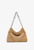 Voyou medium beige chain bag