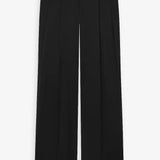 Tailored black pants in wool