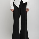 Flaired smoking pants