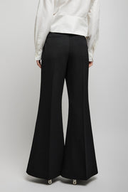 Flaired smoking pants