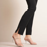 Gilda embellished transparent pvc sandals