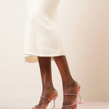 Gilda pink pvc mules