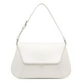 Ami Spazzolato white leather bag
