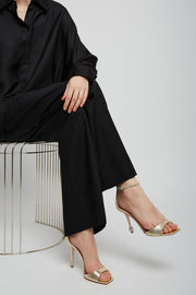 Vivier Marlene 100 embellished gold sandals