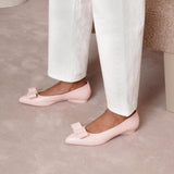 Viva nylund pink leather flats