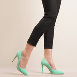 Mint 105 suede pumps