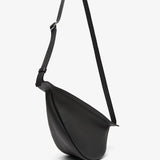 Slouchy banana small black shoulder bag