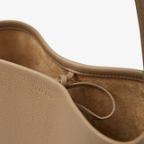 Small N/S Park taupe leather tote bag
