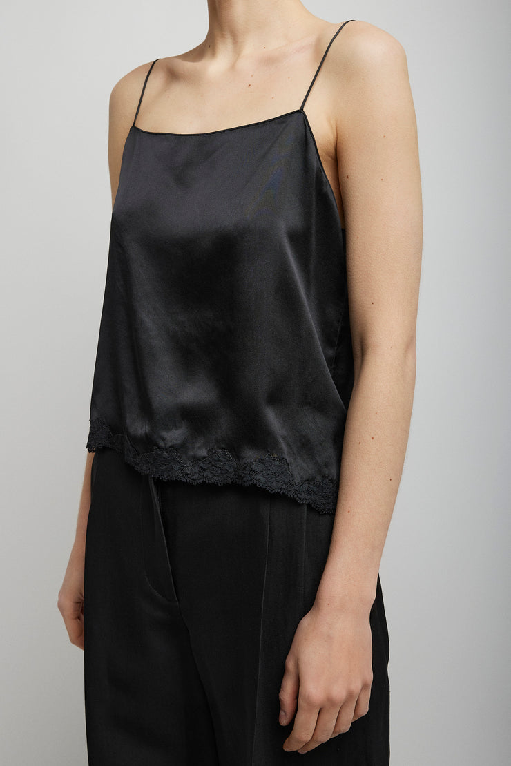 Kilari lace-trimmed silk camisole