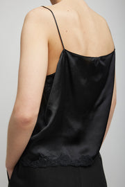 Kilari lace-trimmed silk camisole