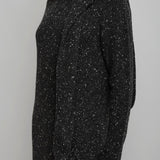 Mumu charcoal melange cashmere tights