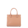 Dark nude leather mini tote