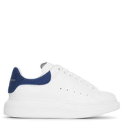 White and blue classic sneakers