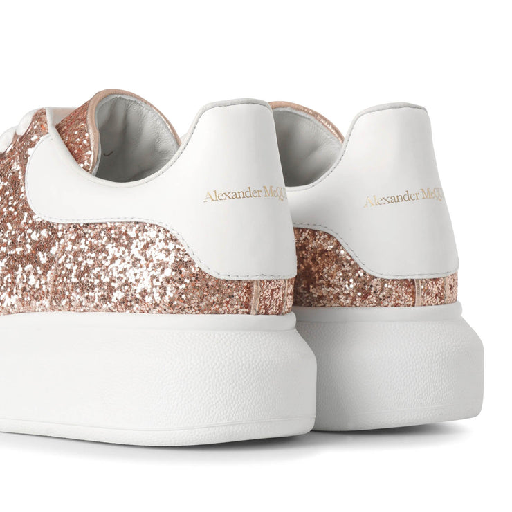 Rose glitter classic leather sneakers