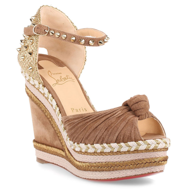 Madcarina 120 tan suede espadrille