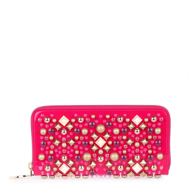 Panettone patent pink wallet