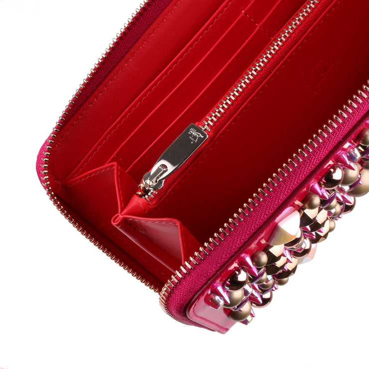 Panettone patent pink wallet