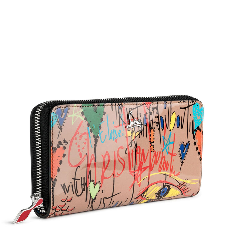 Panettone beige loubitag wallet