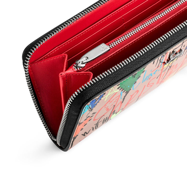 Panettone beige loubitag wallet