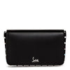 Zoompouch black leather and suede shoulder bag