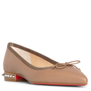 Hall flat nappa fennec ballerinas