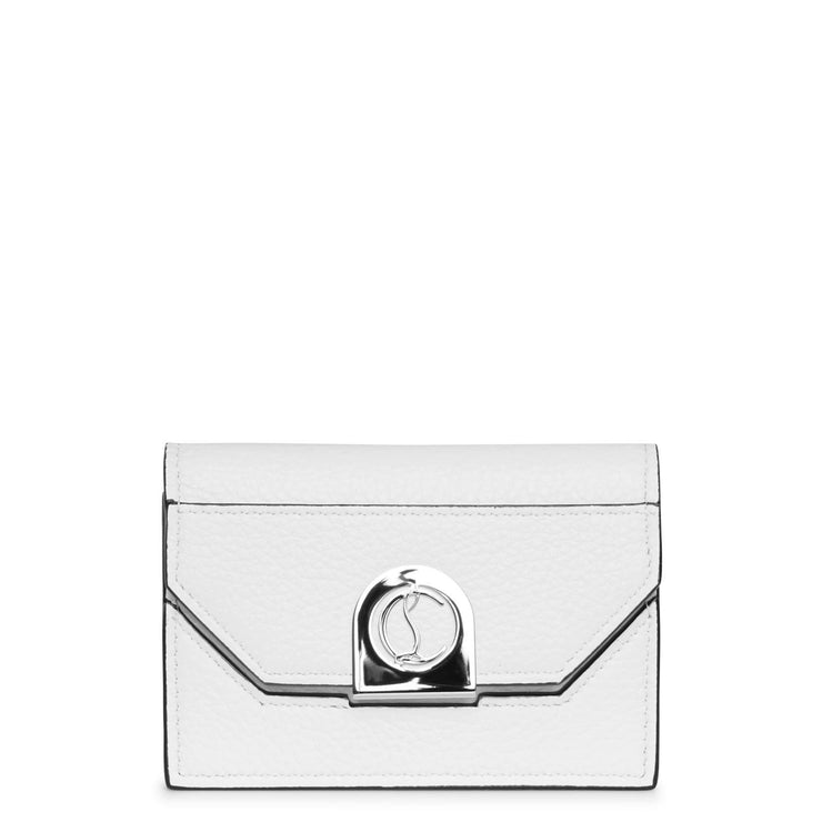 Elisa chain cardholder white and silver
