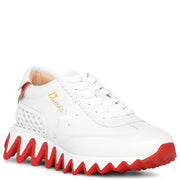 Loubishark donna white sneakers