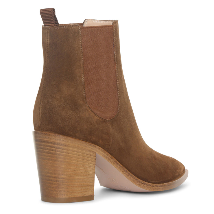 Romney tan suede ankle boots