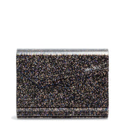 Candy Black Glitter Clutch