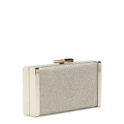 J Box Platinum Glitter Clutch