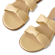 Pallera leather flat sandals