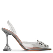 Begum sling crystal embellished pvc pumps