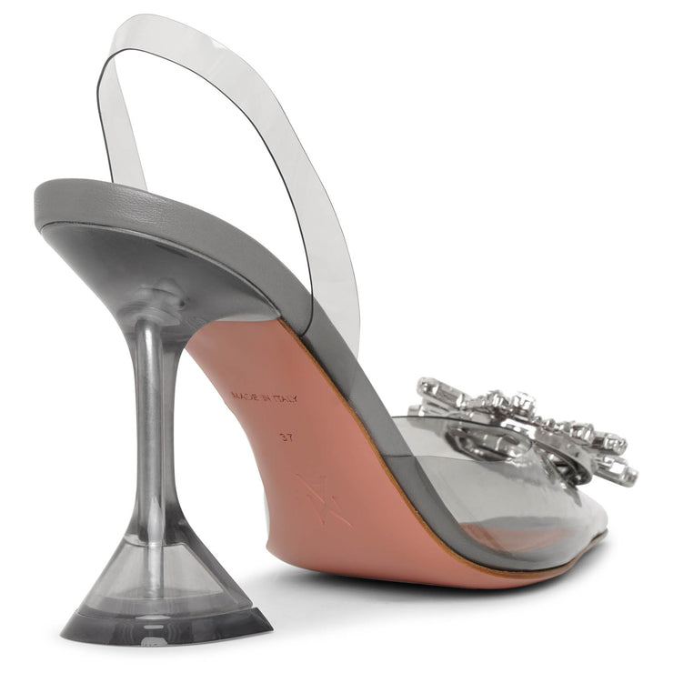 Begum sling crystal embellished pvc pumps