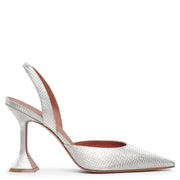 Holli sling silver metallic pumps