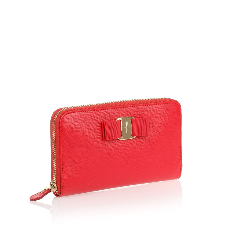 Bright red Vara wallet