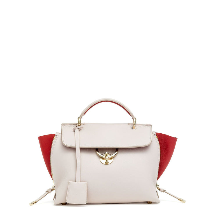 Jet Set S off white (jasmine) leather bag