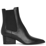 Velta 55 black leather ankle boots
