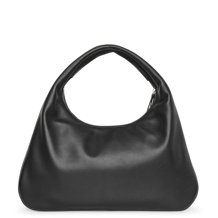 Everyday Small black leather shoulder bag