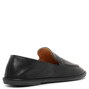 Canal black leather loafers
